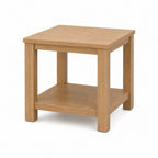 Light Oak Square Side Table