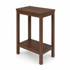 Walnut Rectangular Chairside Table